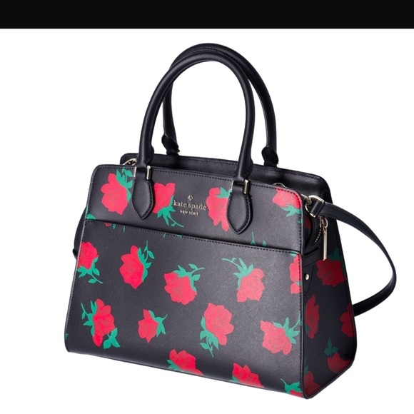 NWT Kate Spade Madison Rose Satchel Bag - Picture 4 of 7
